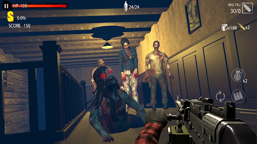 Screenshot 7 for Zombie Hunter D Day 10Mil MOD APK 1.0.905 (One Hit God Mode) Android