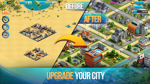 Screenshot 2 for City Island 3 Building Sim MOD APK 2.4.4 (Unlimited Money Unlocked) Android