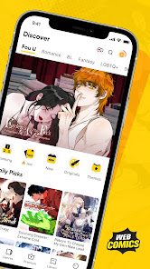 Screenshot 2 for WebComics Webtoon Manga MOD APK v3.4.41 (All Content Unlocked) Android