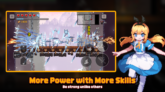 Screenshot 4 for Dungeon Slasher Roguelike MOD APK 0.737.4 (Damage Multiplier God Mode) Android