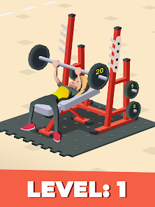 Screenshot 5 for Idle Fitness Gym Tycoon Game MOD APK 1.7.5 (Unlimited Money) Android