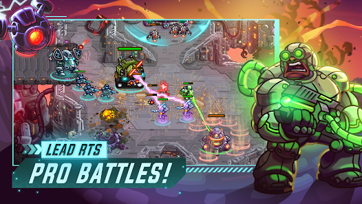 Screenshot 4 for Iron Marines Strategy Game MOD APK 1.5.18 (Unlimited Money) Android