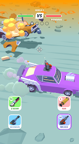 Screenshot 1 for Desert Riders Car Battle Game MOD APK 1.4.28 (Unlimited Money Immortality) Android