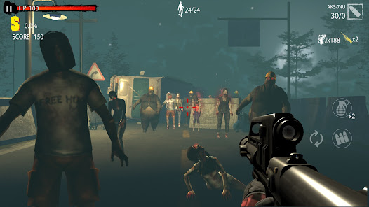 Screenshot 8 for Zombie Hunter D Day 10Mil MOD APK 1.0.905 (One Hit God Mode) Android