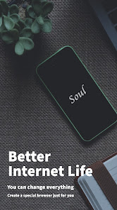 Screenshot 1 for Soul Browser Mod APK 2.9.7 (Ad-Free) Android