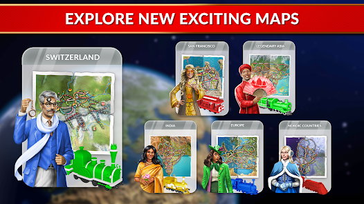 Screenshot 8 for Ticket to Ride MOD APK 1.0.18 (Unlocked All DLC) Android