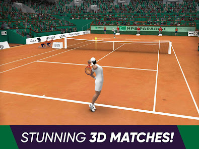 Screenshot 3 for Tennis World Open 2022 Sport MOD APK v1.2.5 (Unlimited Money Tournament Unlocked) Android
