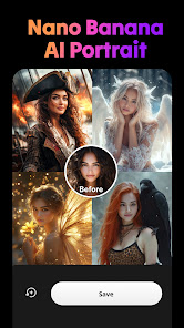 Screenshot 2 for Selfie AI Cartoon Anime Filter MOD APK6.60.9306 (Plus Unlocked) Android