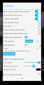 Screenshot 5 for Timestamp Camera Pro APK 1.235 (Patched) Android