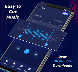 Screenshot 1 for Audio Editor Music Editor MOD APK 1.01.61.1211 (VIP Unlocked) Android
