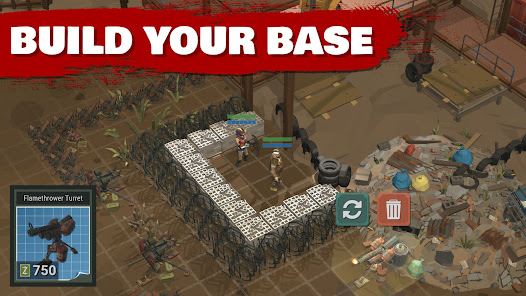 Screenshot 3 for Overrun Zombie Tower Defense MOD APK 2.23 (MOD MENU) Android