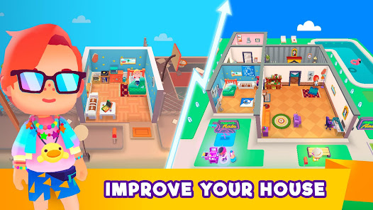 Screenshot 4 for Idle Life Sim Simulator Game MOD APK 1.3.9 (Unlimited Money) Android