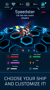 Galaxy Swirl Hexa Endless Run MOD APK 1.5 (Free Purchase) Android screenshot