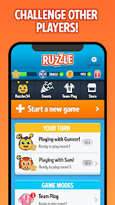 Ruzzle MOD APK 4.0.5 (Premium Unlocked) Android screenshot