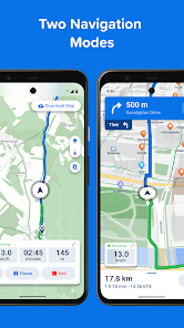 Screenshot 3 for Bikemap Cycling Tracker Map MOD APK 18.0.1 (Premium Unlocked) Android