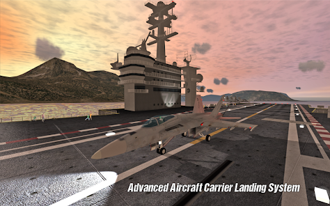 Screenshot 1 for Carrier Landings Pro Mod APK 4.3.8 (unlocked) Android