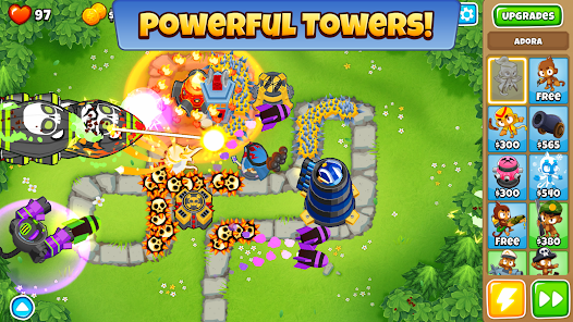 Screenshot 2 for Bloons TD 6 Mod APK 46.3 (menu) Android