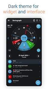 Screenshot 8 for Sectograph Day Time planner MOD APK 5.27.1 (Pro Unlocked) Android