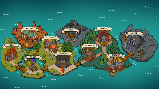 Screenshot 2 for Medieval Mini RPG Mid Ages MOD APK 0.8610 (Unlimited Money) Android