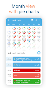 Screenshot 6 for Sectograph Day Time planner MOD APK 5.27.1 (Pro Unlocked) Android