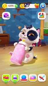 Screenshot 2 for My Cat Virtual pet simulator MOD APK 3.0.0.0 (Unlimited Money Unlocked VIP) Android