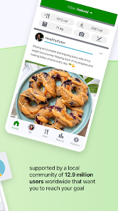 Screenshot 2 for Calorie Counter by Fat Secret MOD APK 9.31.0.4 (Premium Unlocked) Android