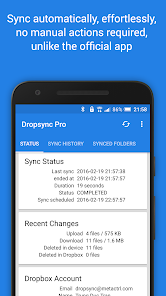 Screenshot 2 for Dropsync Autosync for Dropbox MOD APK 6.3.3 (Premium Unlocked) Android
