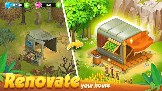 Screenshot 6 for Horizon Island Farm Adventure MOD APK 1.0.6 (Unlimited Diamond Energy) Android
