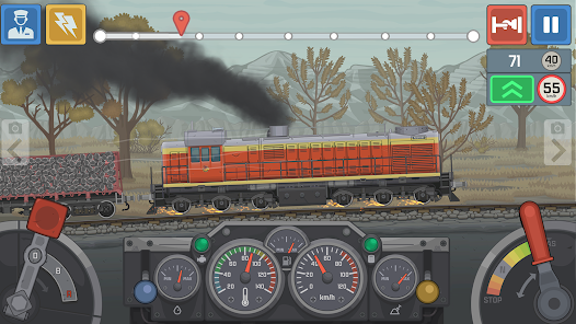 Screenshot 3 for Train Simulator Railroad Game MOD APK 0.6.0 (Unlimited Money) Android