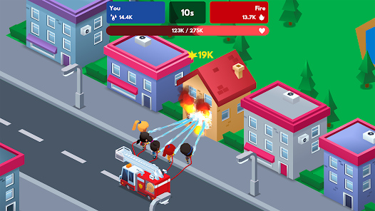 Screenshot 7 for Idle Firefighter Tycoon MOD APK v1.63.0 (Unlimited Money) Android