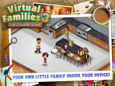 Screenshot 8 for Virtual Families 3 MOD APK 2.1.24 (Unlimited Coin Food) Android