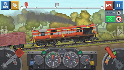 Screenshot 2 for Train Simulator Railroad Game MOD APK 0.6.0 (Unlimited Money) Android