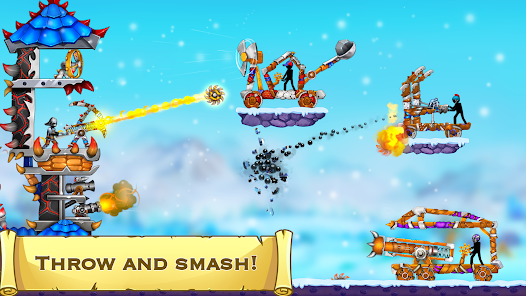 Screenshot 6 for The Catapult 2 bone masters MOD APK 7.2.4 (Unlimited Money) Android