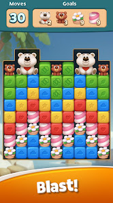 Screenshot 1 for Woody Blast MOD APK 1.38.0 (Unlimited All Resources) Android