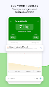 Screenshot 5 for Calorie Counter by Fat Secret MOD APK 9.31.0.4 (Premium Unlocked) Android