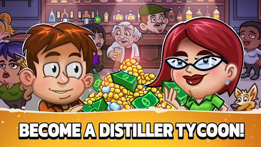 Screenshot 2 for Idle Distiller Tycoon Factory MOD APK 2.95.5 (Unlimited Gems) Android