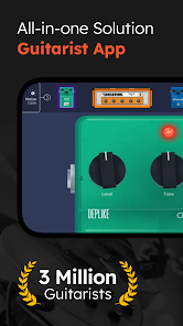 Screenshot 1 for Guitar Effects Amp Deplike MOD APK 5.9.6.3 (Premium Unlocked) Android