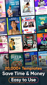 Poster Maker Flyer Maker MOD APK 1.3.3 (Premium Unlocked) Android screenshot