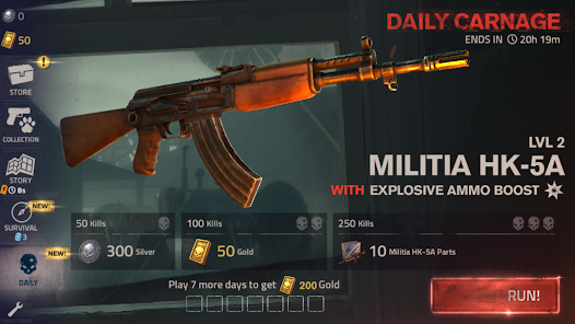 Screenshot 6 for Into the Dead 2 Mod APK 1.69.0 (menu) Android