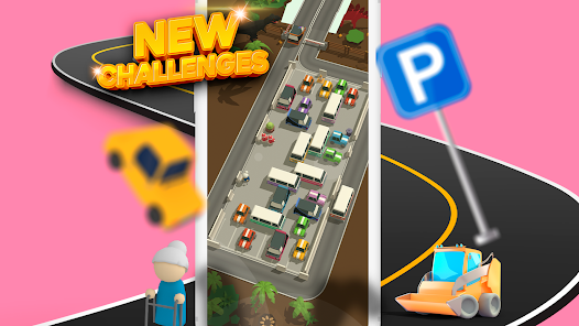 Screenshot 4 for Parking Jam 3D MOD APK 194.1.1 (Unlimited Money) Android