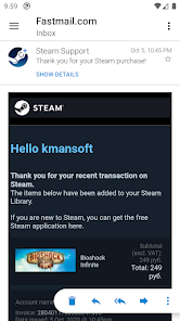 Screenshot 4 for Sugar Mail email app MOD APK 1.4.314 (Premium Unlocked) Android