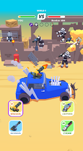 Screenshot 4 for Desert Riders Car Battle Game MOD APK 1.4.28 (Unlimited Money Immortality) Android