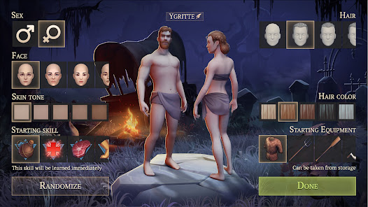 Screenshot 1 for Grim Soul Dark Survival RPG Mod APK 7.3.3 (menu) Android