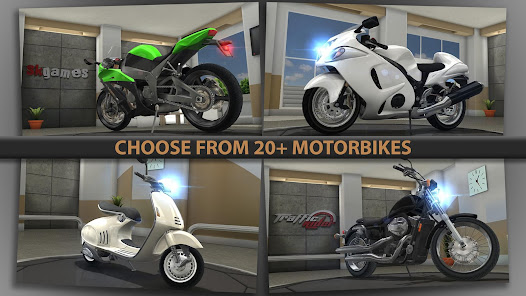 Screenshot 5 for Traffic Rider MOD APK 1.99b (Unlimited Money Menu) Android