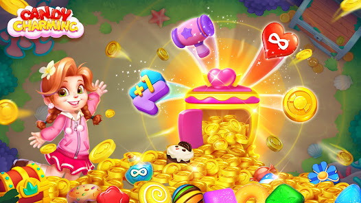 Screenshot 7 for Candy Charming Match 3 Games MOD APK 22.6.3051 (Unlimited Energy) Android