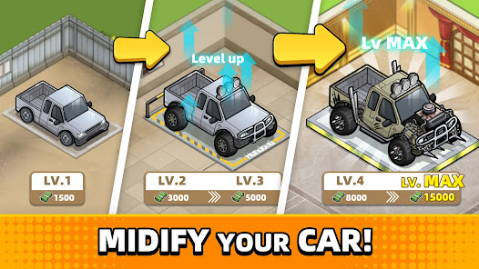 Screenshot 2 for Used Car Tycoon Game MOD APK 23.7.6 (Unlimited Money VIP) Android