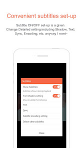 Screenshot 5 for GOM Player MOD APK v1.9.6 (Premium Unlocked AD-Free) Android