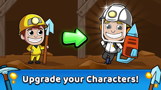 Screenshot 2 for Idle Miner Tycoon Gold Games Mod APK 4.68.0 (money) Android