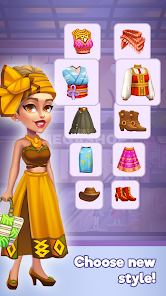 Screenshot 5 for Fashion Shop Tycoon Style Game MOD APK 1.10.5 (Unlimited Money Life) Android