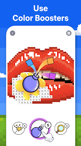 Screenshot 5 for Pixel Art color by number MOD APK 8.10.1 (Unlocked) Android